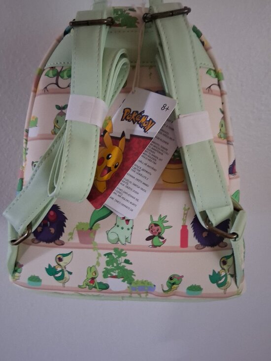 Pokemon Plants Loungefly Backpack, NWT